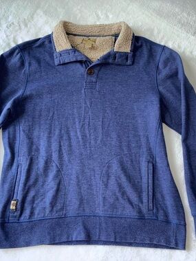 Buffalo Jackson Tan Jacket with Blue Trim